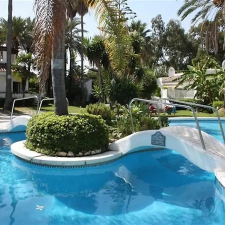 Beachfront Development With Tropical Gardens. Apartment Marbella